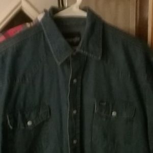 Wrangler peal buuton snaps x.large